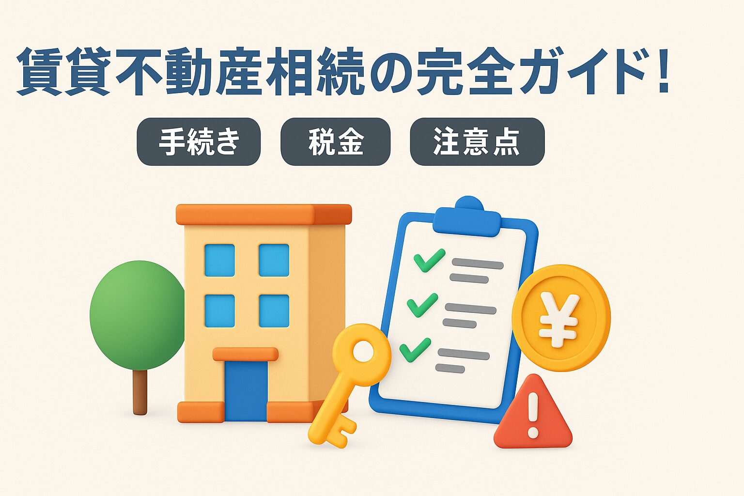 賃貸不動産相続の完全ガイド!手続き・税金・注意点を解説
