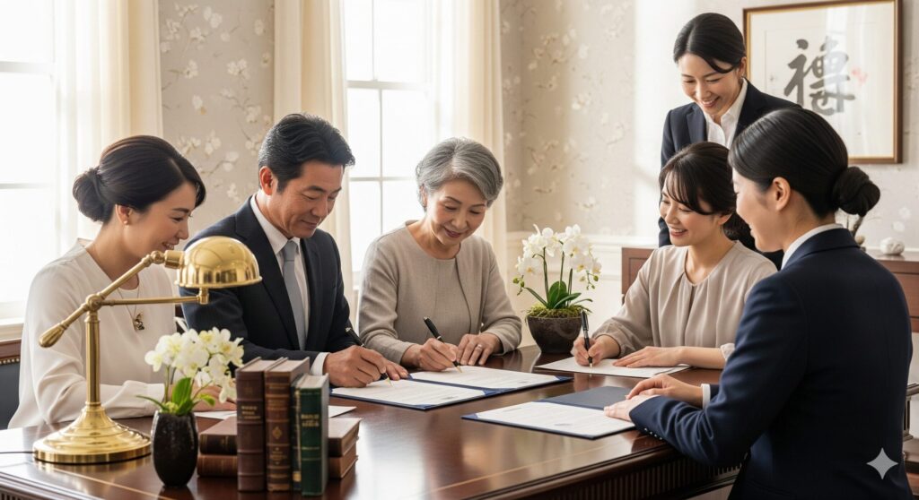 STEP4:遺産分割協議を行い、協議書を作成する