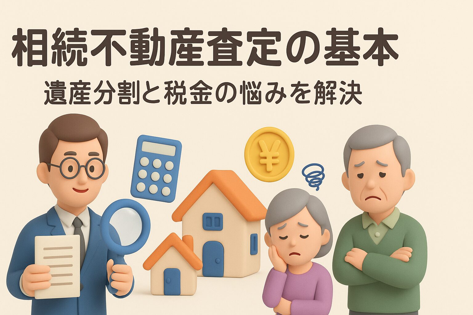 相続不動産査定の基本|遺産分割と税金の悩みを解決