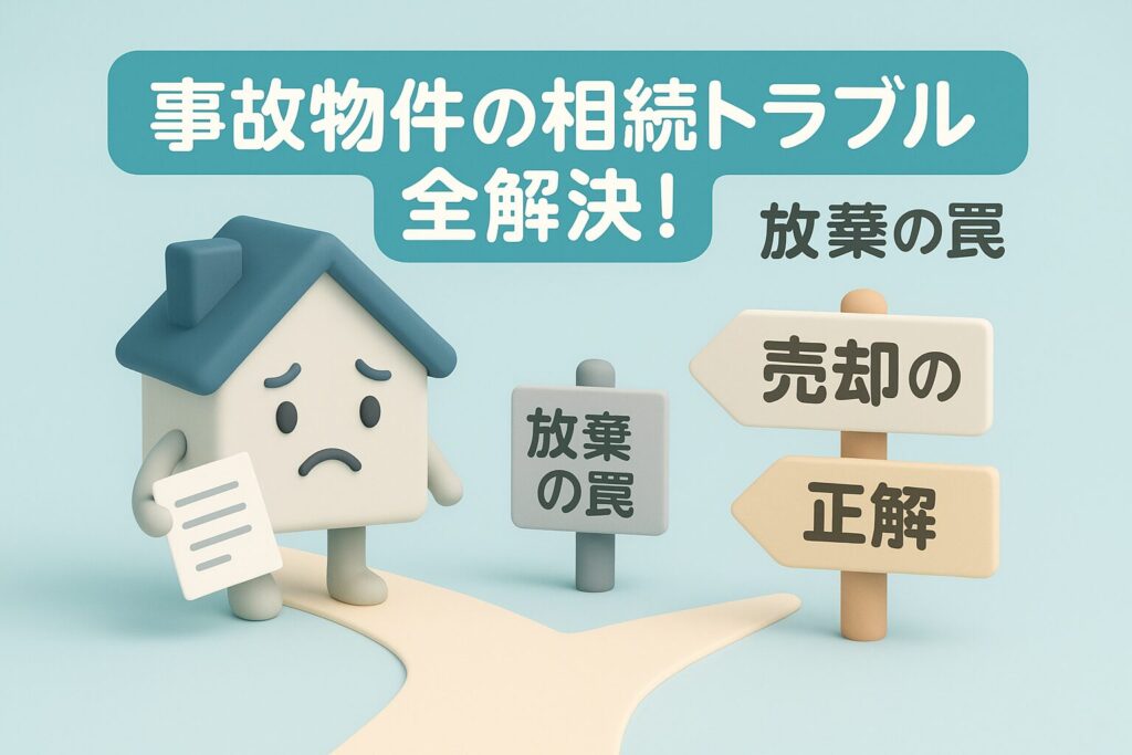 事故物件の相続トラブル全解決！放棄の罠と売却の正解をプロが解説