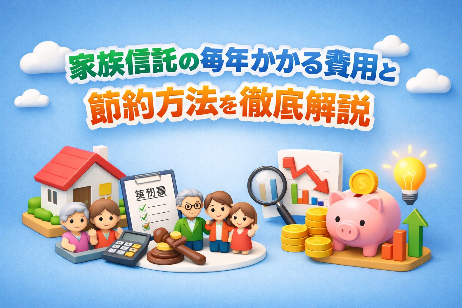 家族信託費用毎年の内訳と節約方法を徹底解説