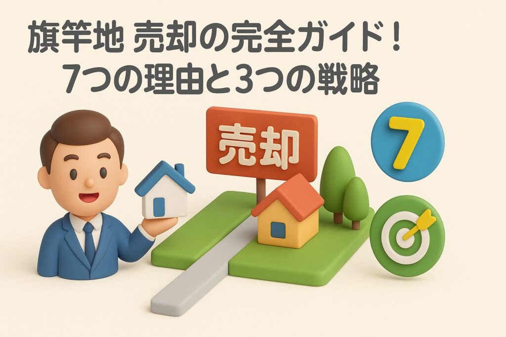 旗竿地 売却の完全ガイド！7つの理由と3つの戦略