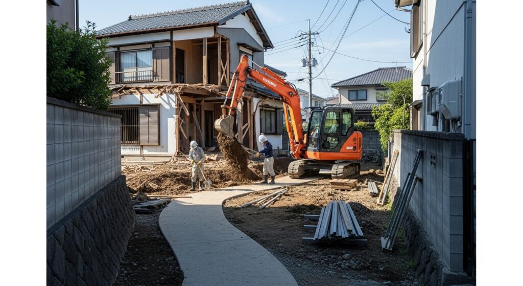 高額な解体費用と建築コスト