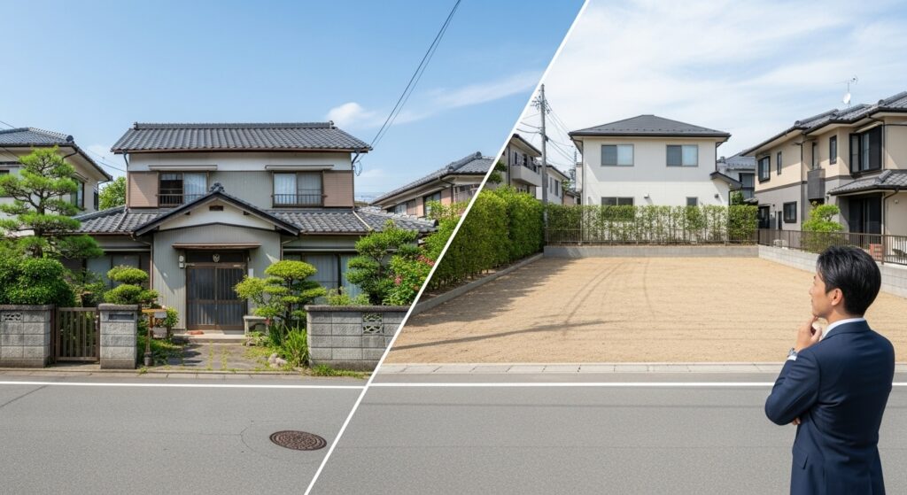 古屋付きと更地、どちらが得か