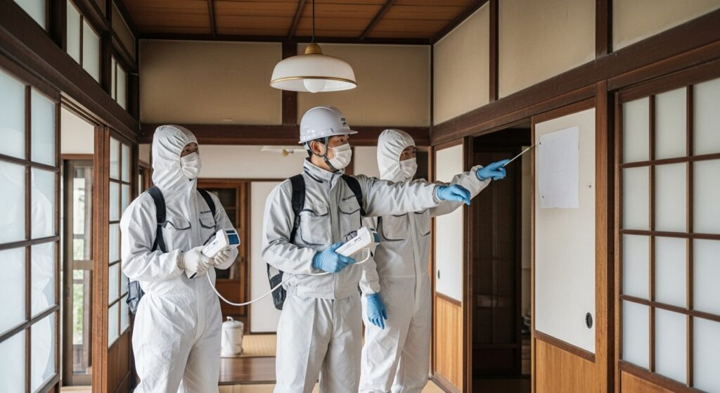 アスベスト調査と除去費用