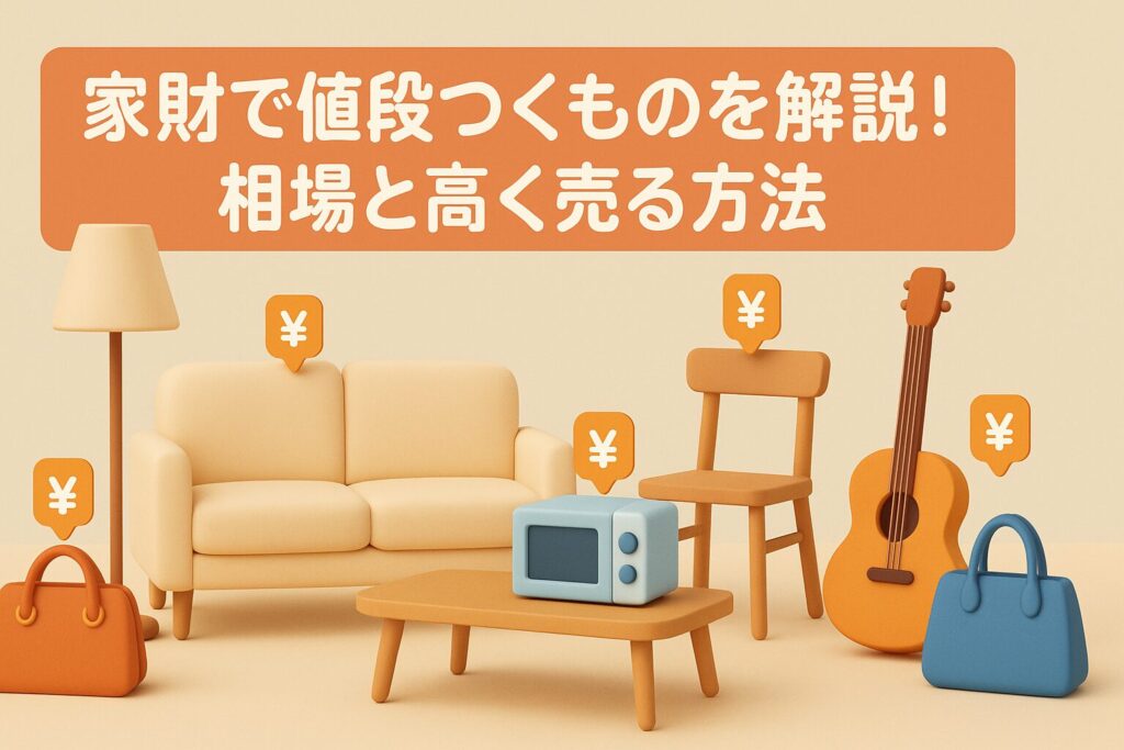 家財で値段つくものを解説！相場と高く売る方法