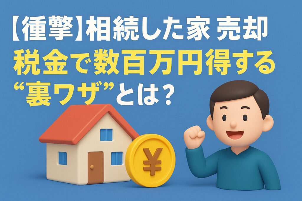 【衝撃】相続した家 売却 税金で数百万円得する“裏ワザ”とは？
