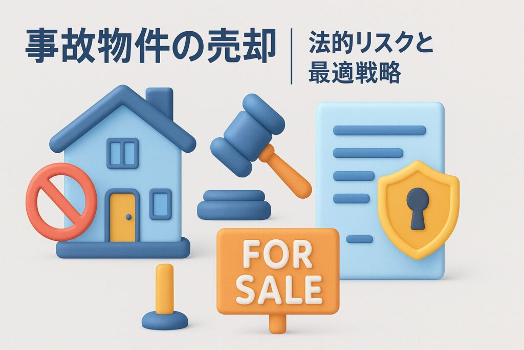 事故物件の売却｜法的リスクと最適戦略