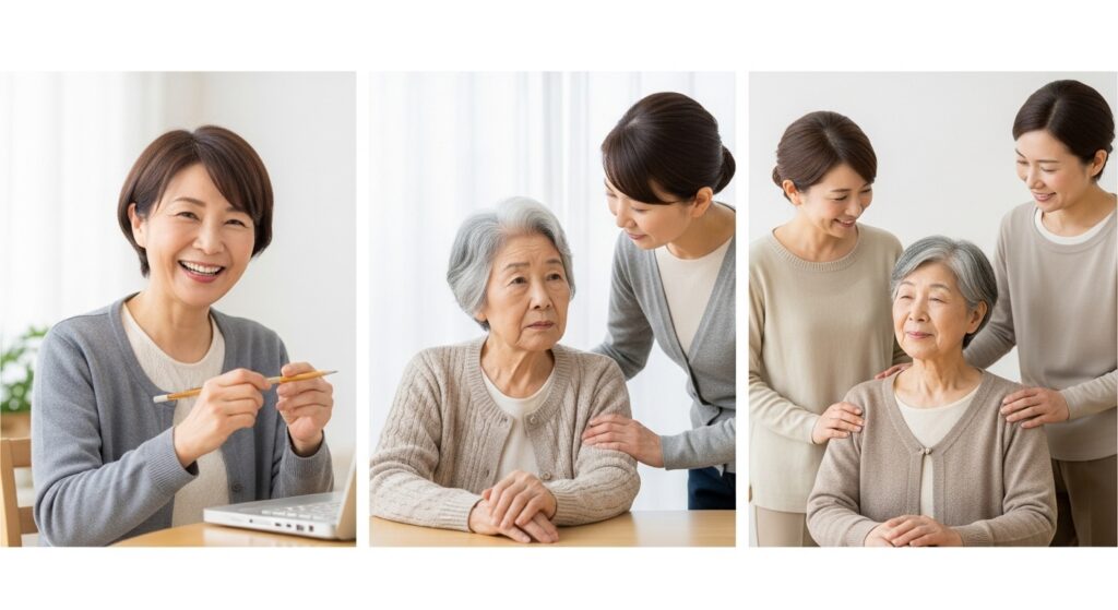 認知症の進行度別にとるべき対策