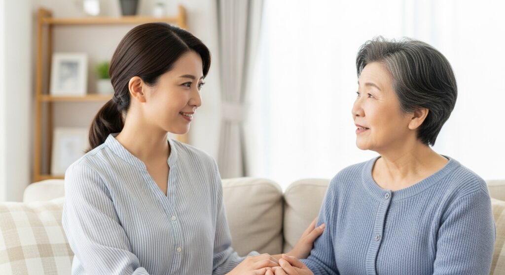 親との話し合い、穏やかな切り出し方