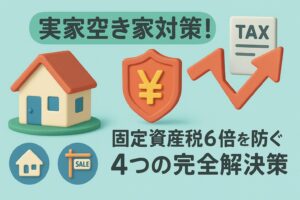 実家空き家対策!固定資産税6倍を防ぐ4つの完全解決策