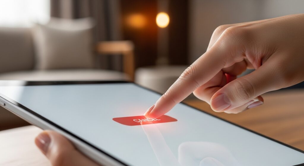 査定依頼のキャンセル方法