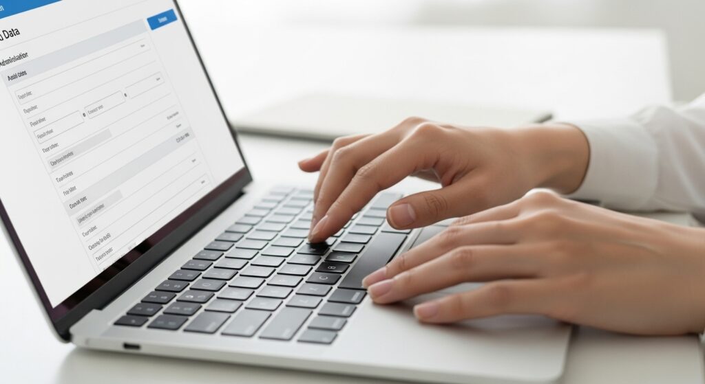 申し込みの流れと入力時の注意点