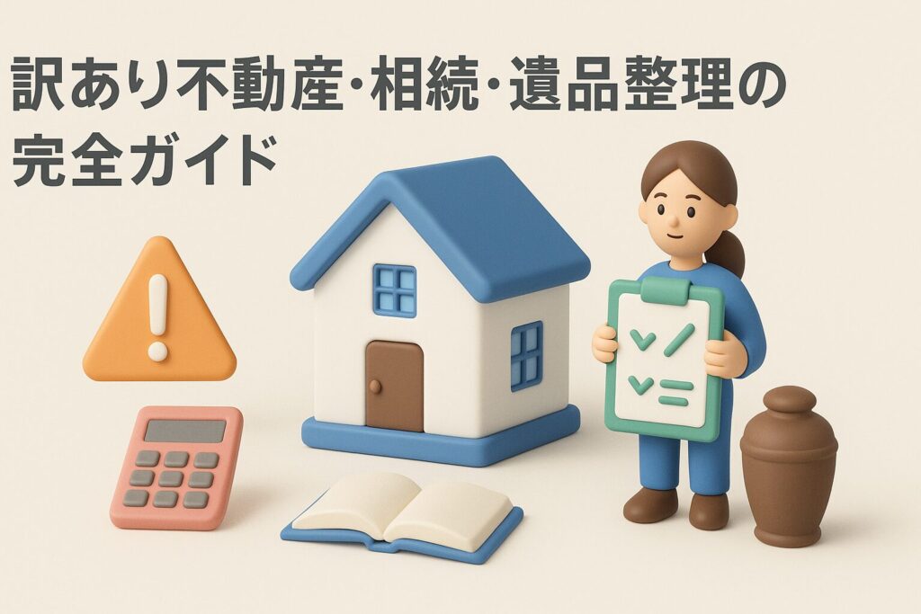 訳あり不動産・相続・遺品整理の完全ガイド｜状況別の最適な解決策まとめ