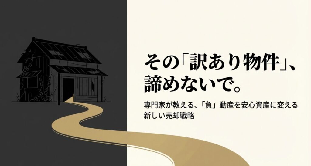 専門家が教える負動産を安心資産に変える売却戦略のタイトルスライド