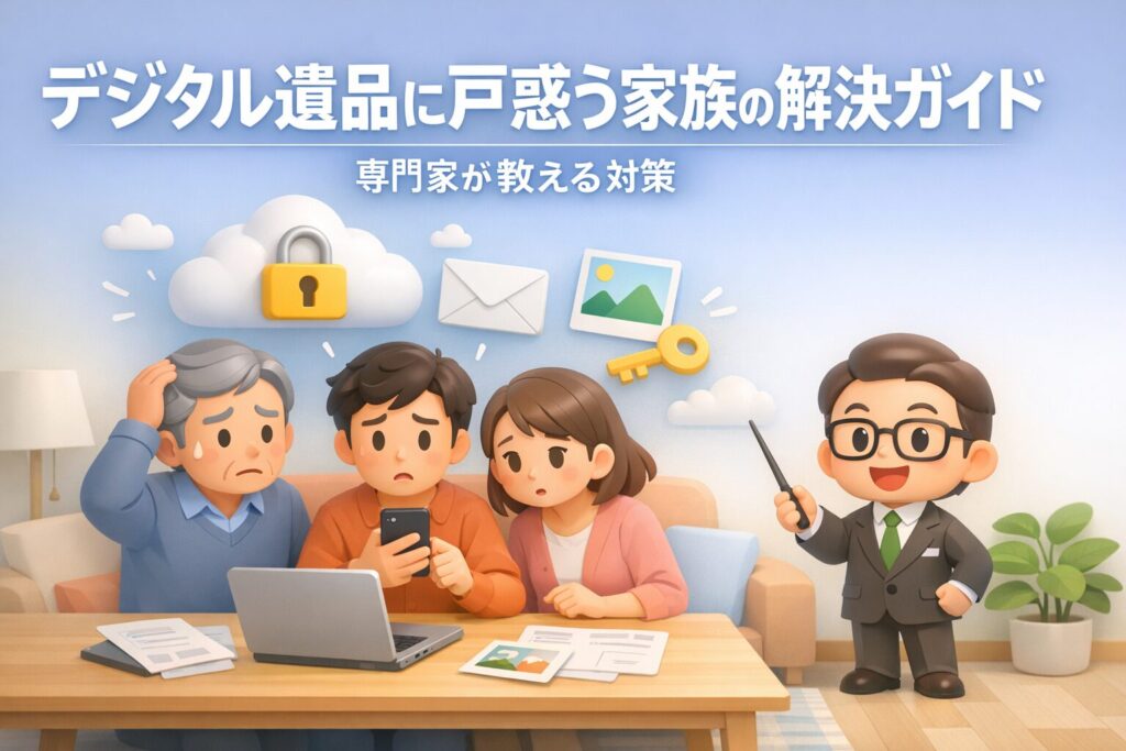 デジタル遺品に戸惑う家族の解決ガイド｜専門家が教える対策