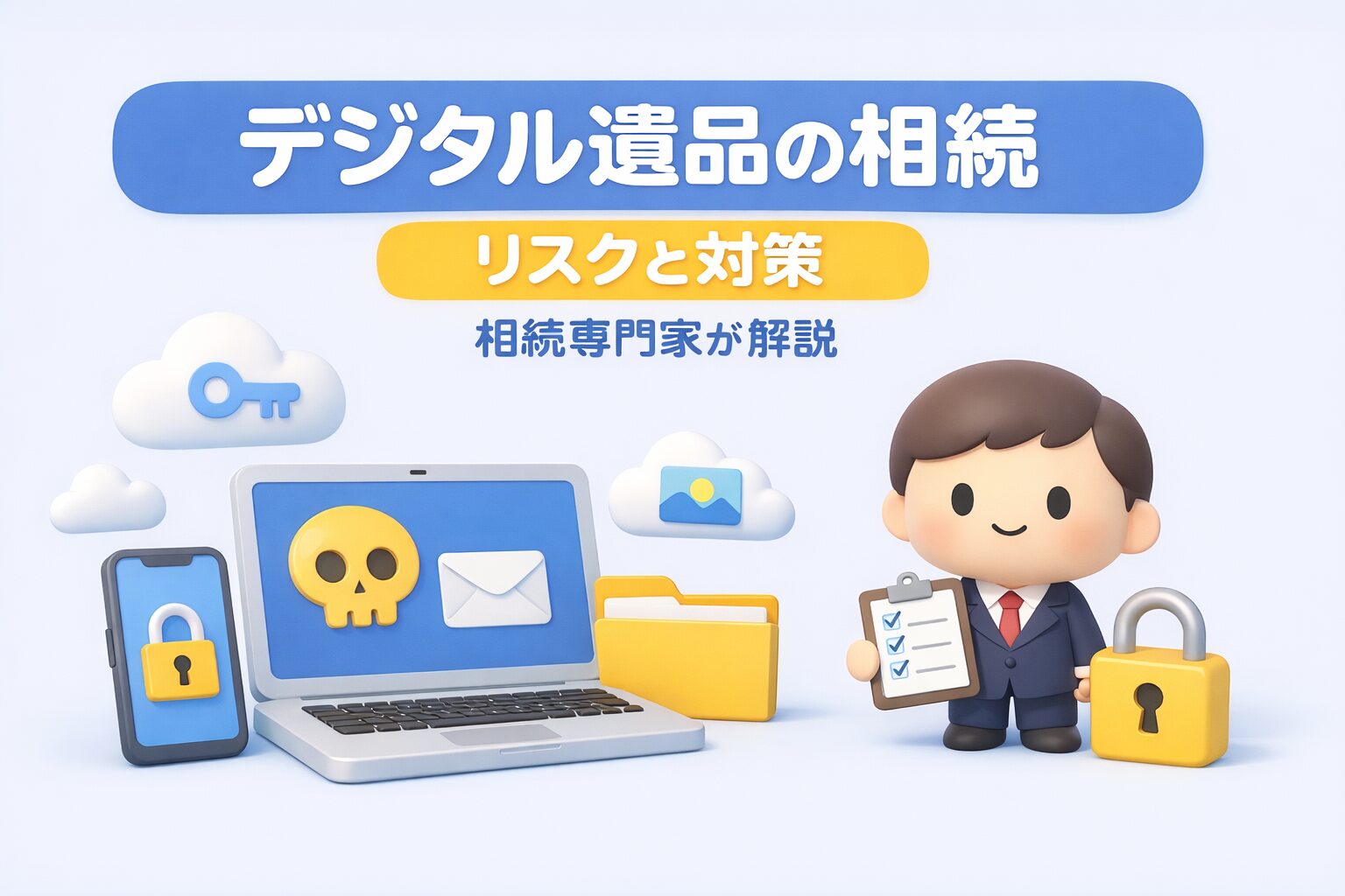 故人のデジタル遺品や電子データの取り扱い｜相続専門家がリスクと対策を解説