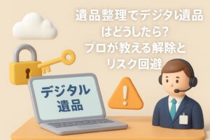 遺品整理でデジタル遺品はどうしたら?プロが教える解除とリスク回避