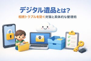 デジタル遺品とは？相続トラブルを防ぐ対策と具体的な整理術
