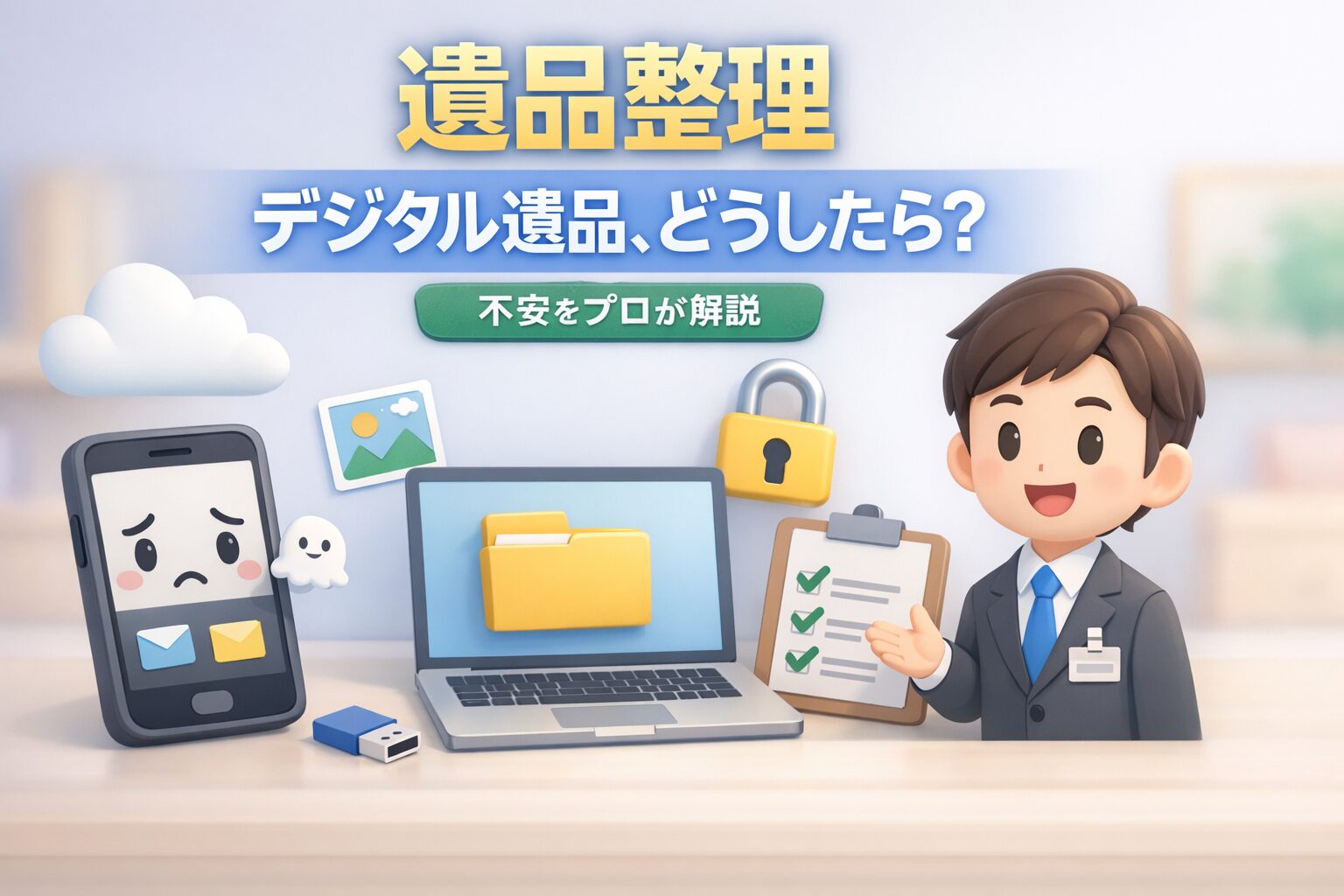 遺品整理でデジタル遺品はどうしたらの不安をプロが解説