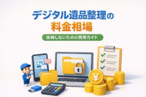 デジタル遺品整理の料金相場は？後悔しないための費用ガイド
