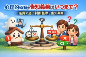 心理的瑕疵の告知義務はいつまで？売買で迷う境界線と判断基準