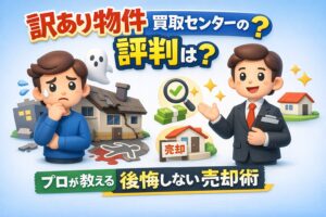 訳あり物件買取センターの評判は？プロが教える後悔しない売却術