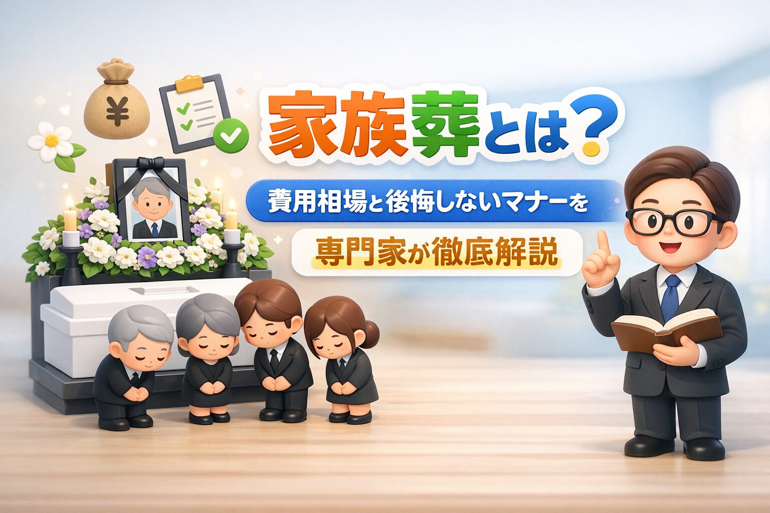 家族葬とは?費用相場や後悔しないマナーを専門家が徹底解説