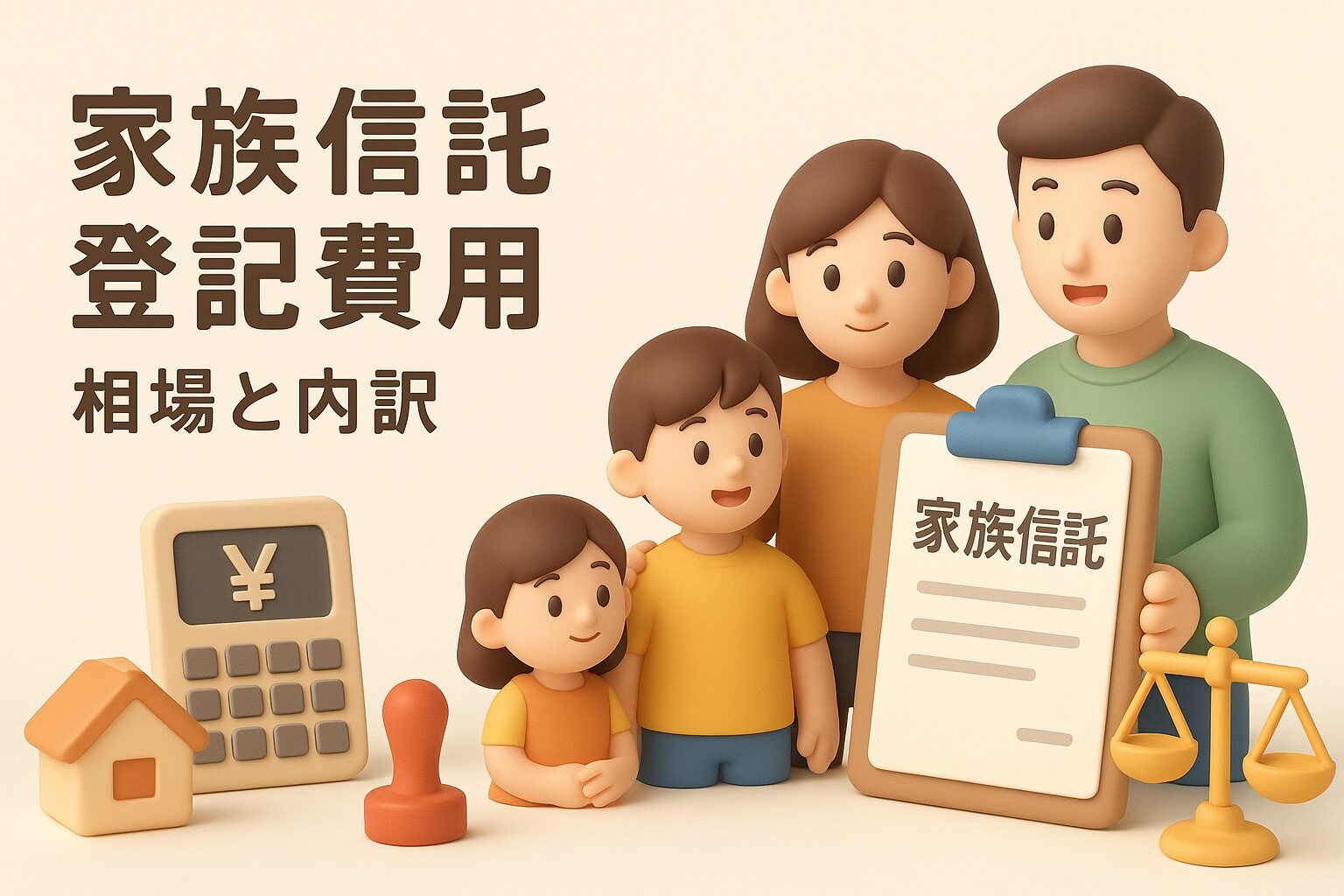 家族信託の登記費用はいくら？相場と内訳を専門家が徹底解説