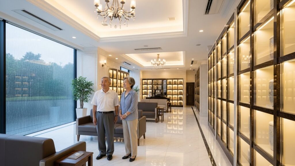 納骨堂は天候問わず快適