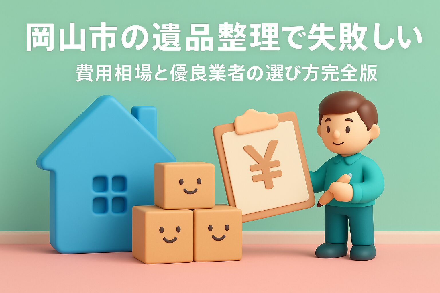 岡山市の遺品整理で失敗しない!費用相場と優良業者の選び方完全版