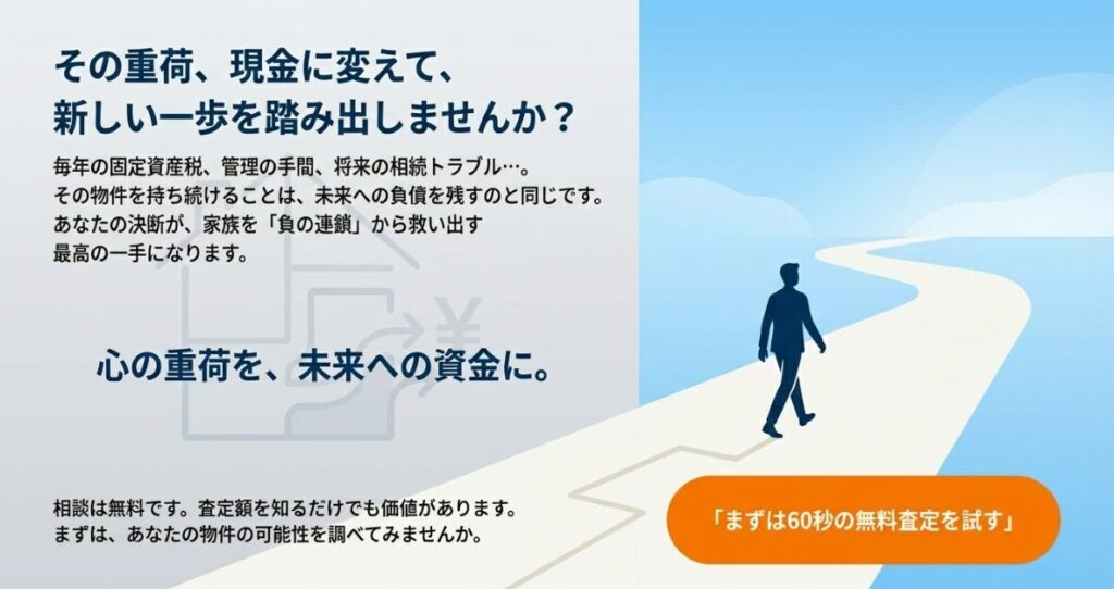 「もう管理しきれないその物件、プロの手で価値を見出しませんか？