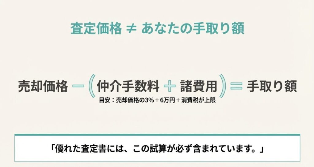 契約獲得のために高値を提示しても、最終的に相場以下での売却になる推移を示したグラフ