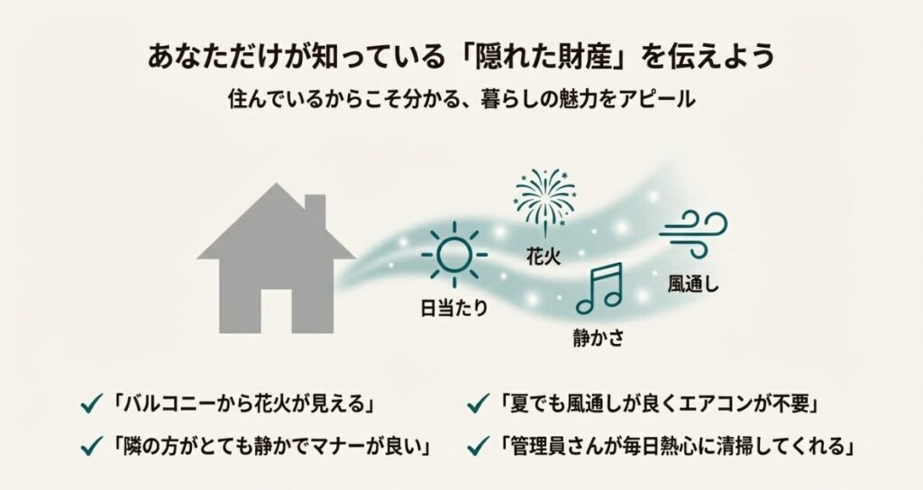 書類をまとめる、魅力を書き出す、複数の視点を比較するという、今日からできるアクションプランをまとめたリスト