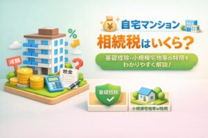 自宅マンション相続税はいくらかかる？基礎控除や小規模宅地等の特例をわかりやすく解説