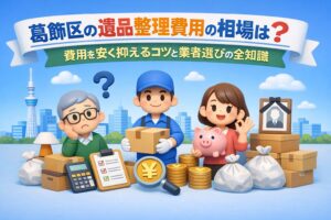 葛飾区の遺品整理の費用相場は？安く抑えるコツと業者選びの全知識