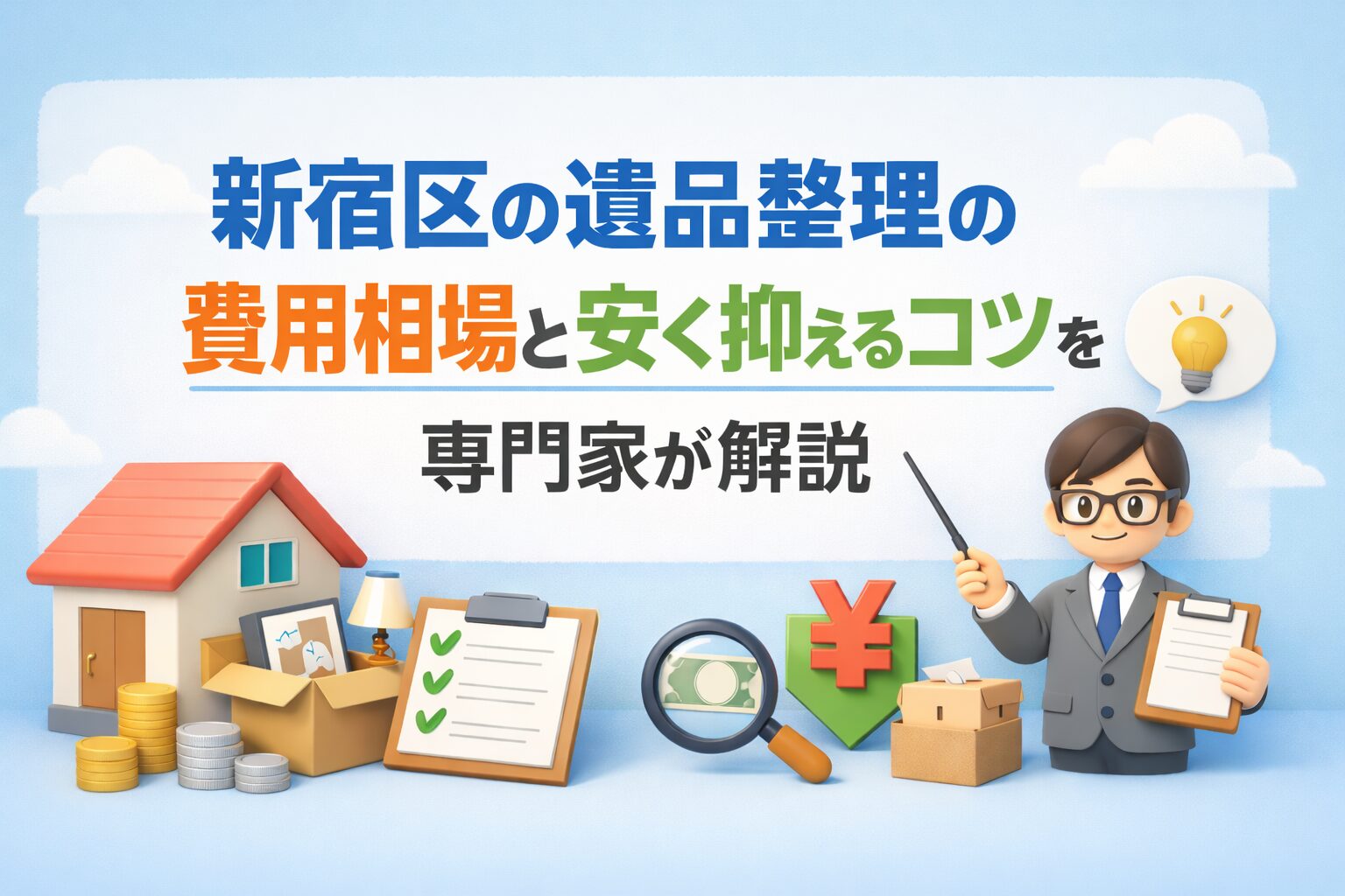 新宿区の遺品整理の費用相場と安く抑えるコツを専門家が解説