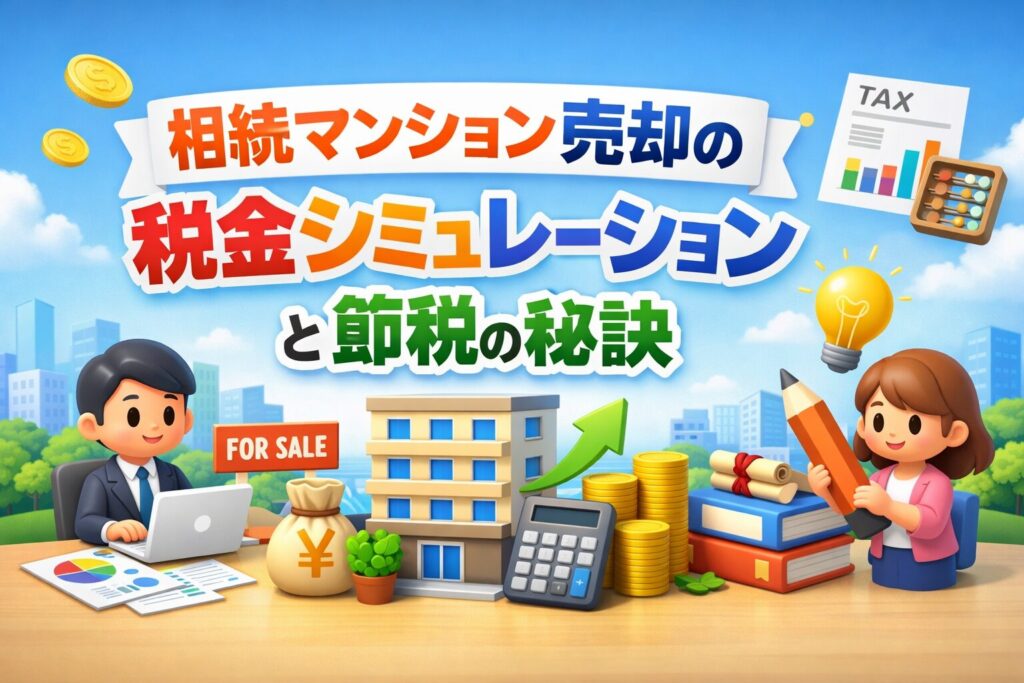 相続マンション売却の税金シミュレーションと節税の秘訣