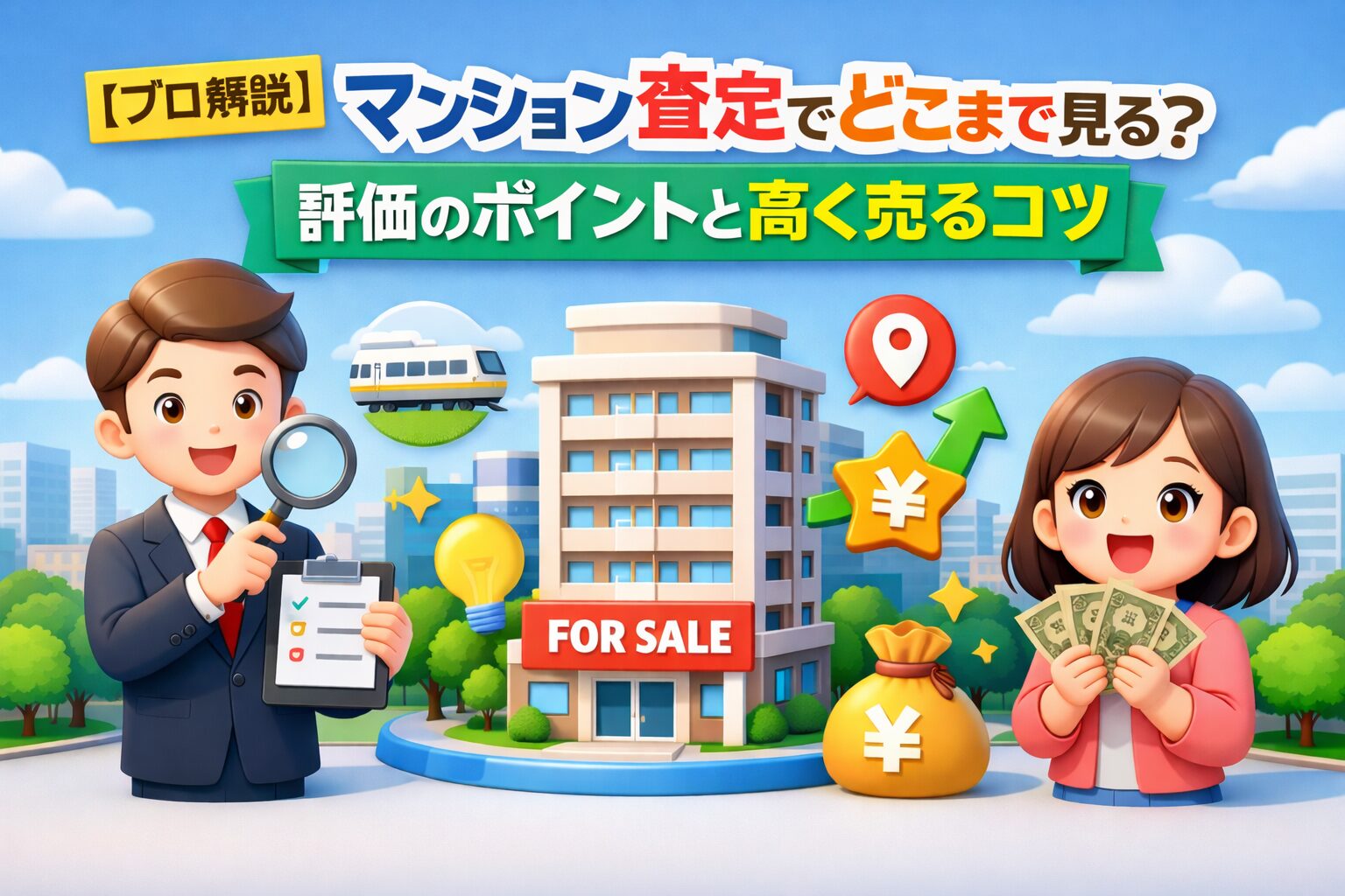 【プロ解説】マンション査定でどこまで見る?評価基準と高値売却術