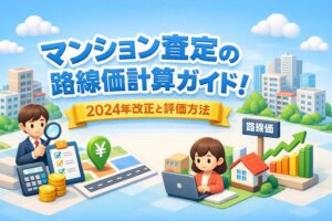 マンション査定の路線価計算ガイド！2024年改正と評価方法