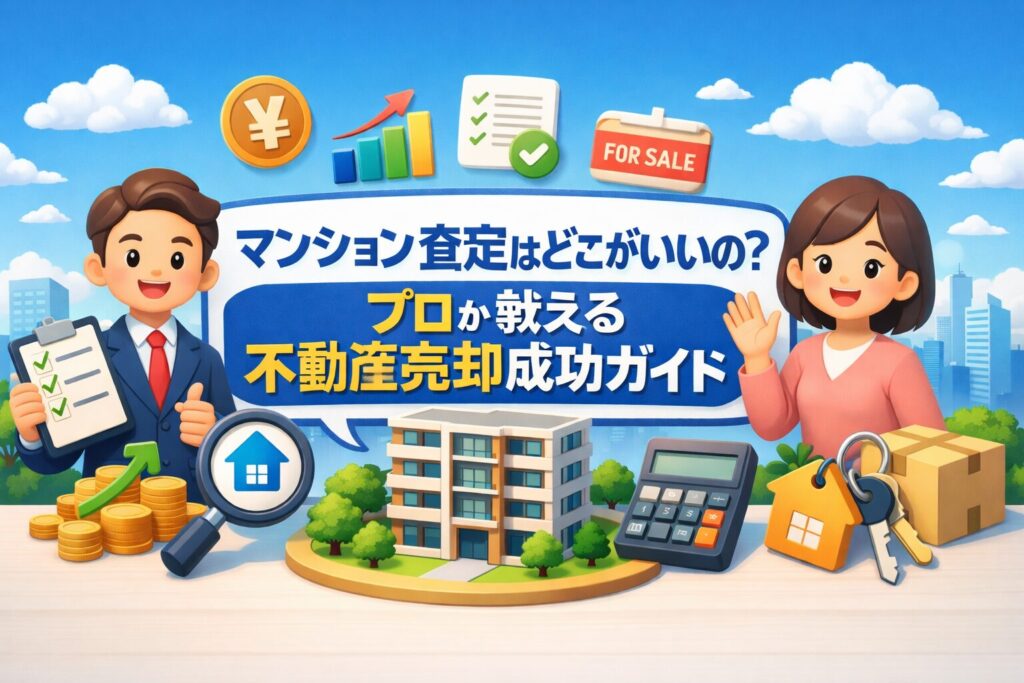 マンション査定はどこがいい？プロが教える不動産売却成功ガイド