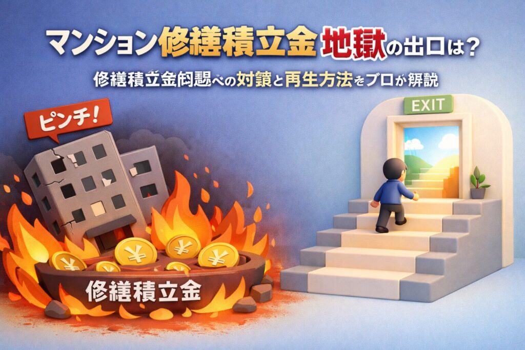 マンション修繕積立金地獄の出口は？回避法と再生戦略をプロが解説