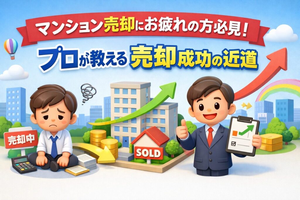 マンション売却に疲れた方必見！プロが教える成功への近道