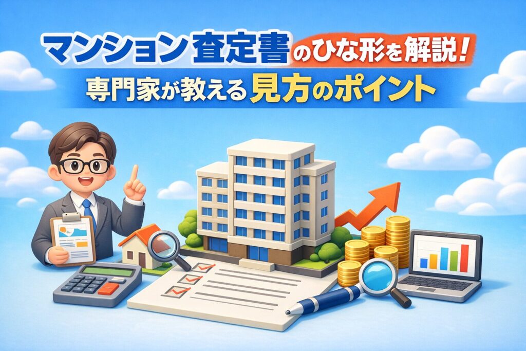 マンション査定書のひな形を解説！専門家が教える失敗しない見方