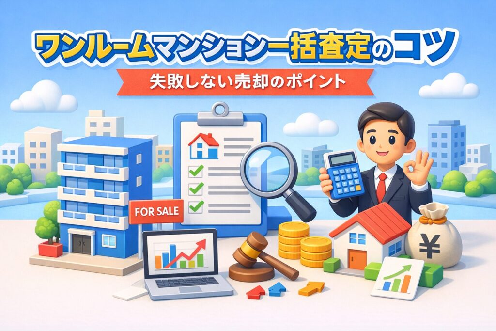 ワンルームマンション一括査定のコツ｜失敗しない売却の全知識
