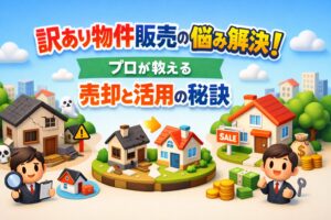 訳あり物件販売の悩み解決！プロが教える売却と活用の秘訣