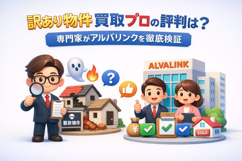 訳あり物件買取プロの評判は？専門家がアルバリンクを徹底検証