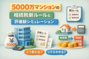 5000万マンション相続税の新ルールと評価額シミュレーション