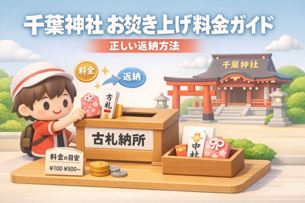 千葉神社お焚き上げ料金はいくら?正しい返納方法と費用ガイド