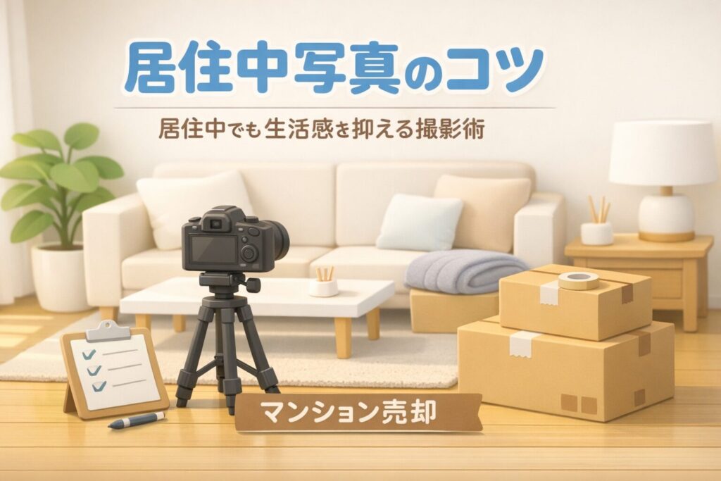 マンション売却居住中写真のコツ！生活感を抑えて高く売る撮影術